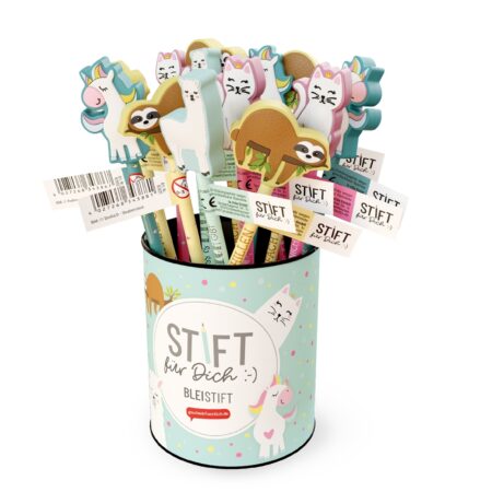Bleistift Zoofreunde im Display MIX