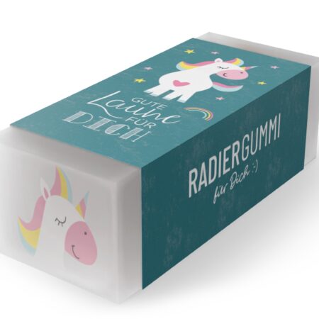 Radiergummi Zoofreunde "Gute Laune" (Unicorn)