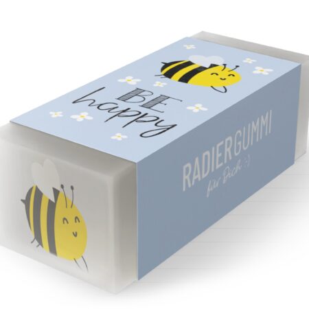 Radiergummi Zoofreunde "Be Happy" (Biene)