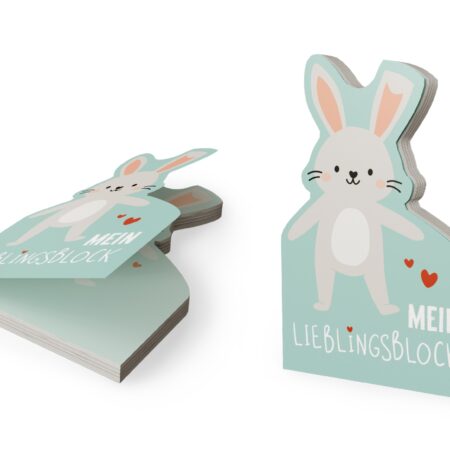 Notizblock Kleine Lieblinge "Mein Lieblingsblock" (Hase)