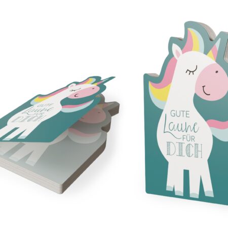 Notizblock Zoofreunde "Gute Laune für dich" (Einhorn)