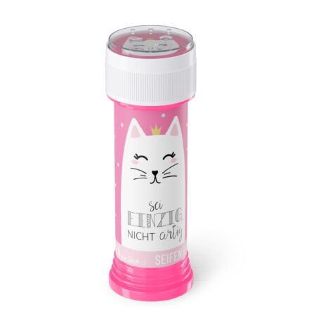 Seifenblasen 60ml Zoofreunde "Sei einzig, nicht artig" (Katze)
