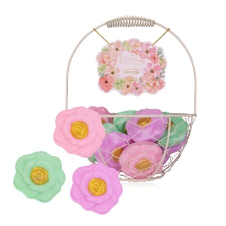 Badefizzer BLOSSOM in Blumenform, 100g