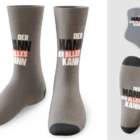 Zaubersocken Manntastisch "Der Mann der alles kann" Gr.41-46