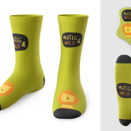 Zaubersocken Kleine Lieblinge "Mutig & Wild" (Löwe) Gr.29-35