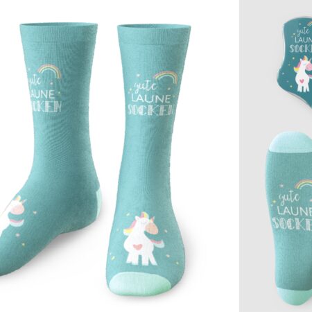 Zaubersocken Zoofreunde "Gute Laune" (Einhorn) Gr.36-40