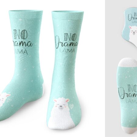 Zaubersocken Zoofreunde "No Drama Lama" Gr.36-40