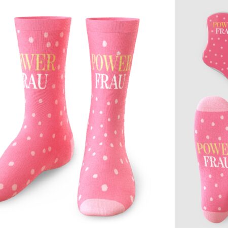 Zaubersocken Auf uns Mädels "Powerfrau" Gr.36-40