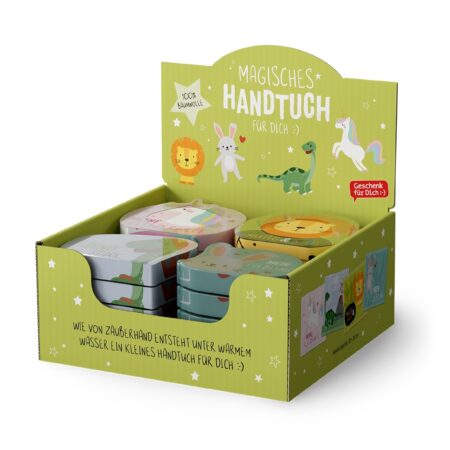 Magisches Handtuch Kleine Lieblinge im Display MIX