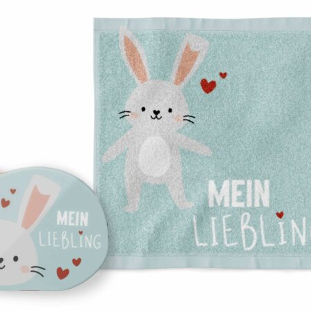 Magisches Handtuch Kleine Lieblinge "Mein Liebling" (Hase)