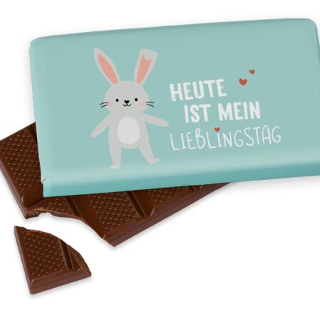Schokolade 40g Kleine Lieblinge "Heute ist mein Lieblingstag" (Hase)