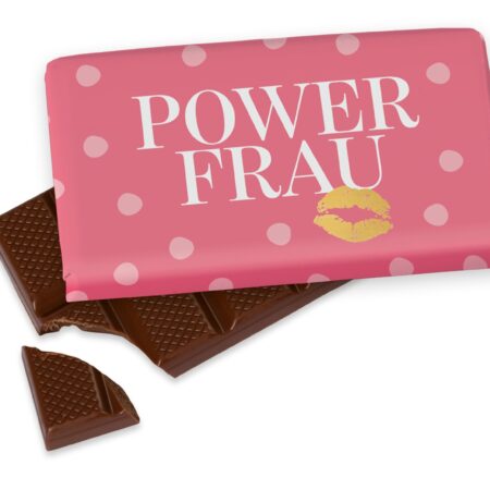 Schokolade 40g Auf uns Mädels "Powerfrau"