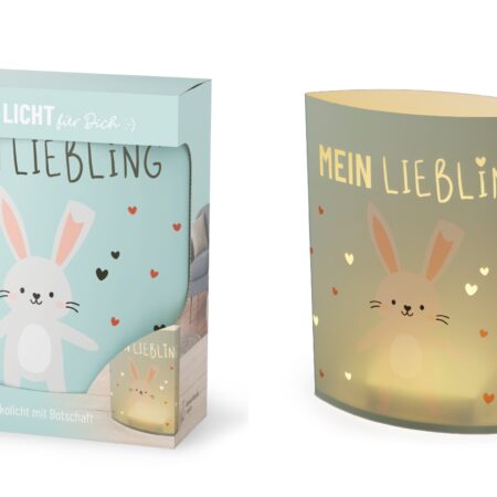 Poesielicht Kleine Lieblinge "Kleiner Liebling" (Hase)