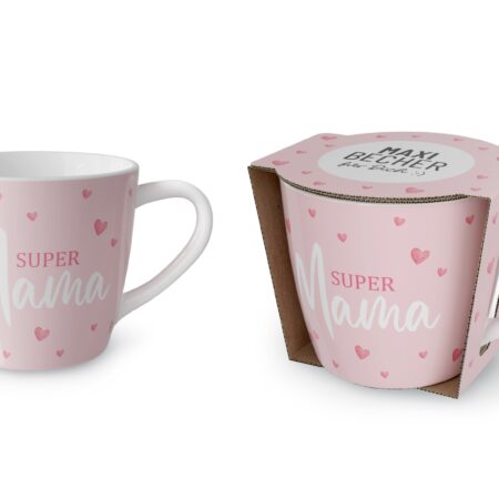 Maxibecher 400ml Für Mama "Super Mama"