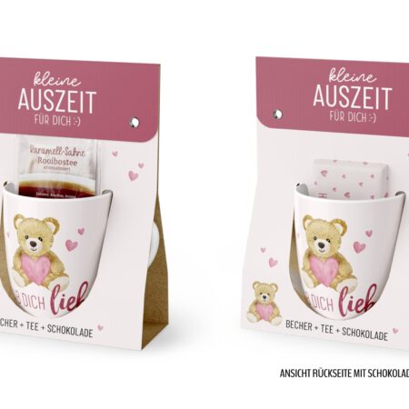 Kleine Auszeit Liebe Wünsche "Hab Dich lieb" (Teddybär)