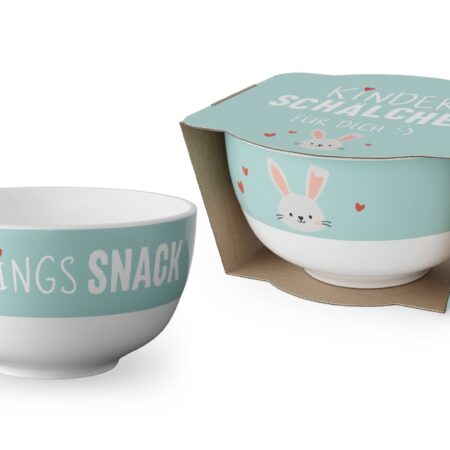 Kinderschale Kleine Lieblinge "Lieblingssnack" (Hase)