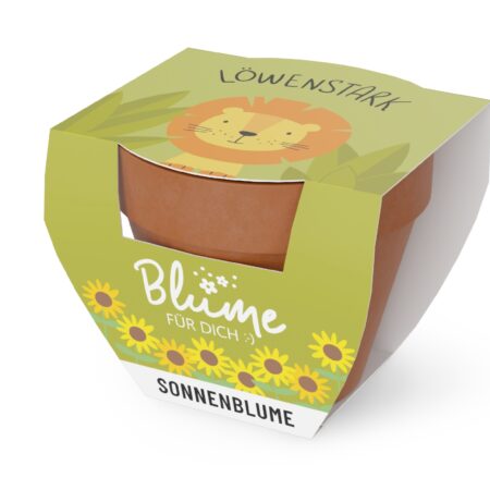 Blume im Topf Kleine Lieblinge "Löwenstark"