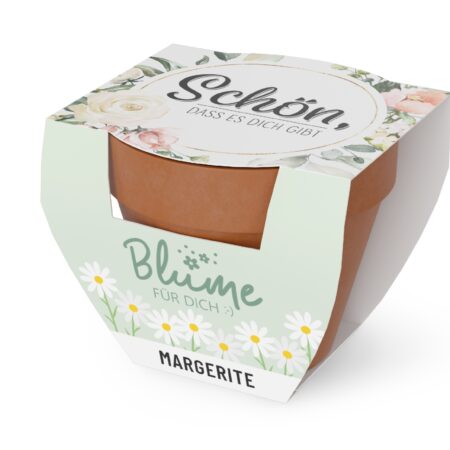 Blume im Topf Lovely Greetings "Schön, dass es Dich gibt" (Blume)