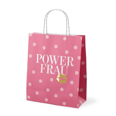 Geschenktüte Auf uns Mädels "Powerfrau"