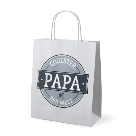 Geschenktüte Für Papa "Coolster Papa der Welt"