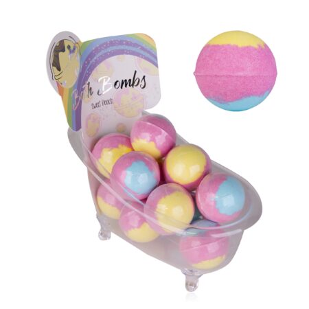 Badebombe COLORFUL,100g in Badewanne