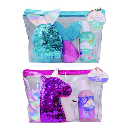 Badeset MAGICAL UNICORN & MERMIAD in Tasche