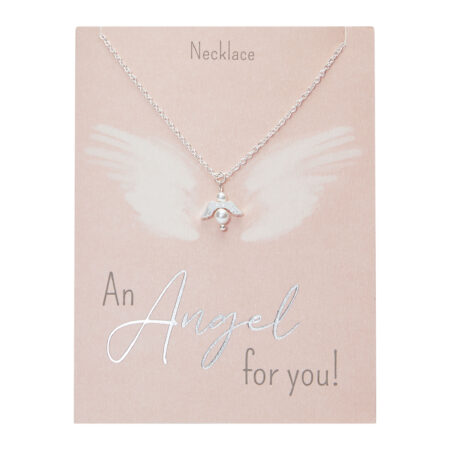 Halskette - "An Angel for you" - versilbert