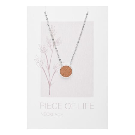 Halskette - "Piece of Life" - Edelstahl - Kreis