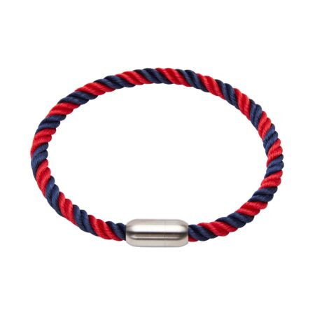Armband - "VIRO" - XL - Textil - Rot-Blau