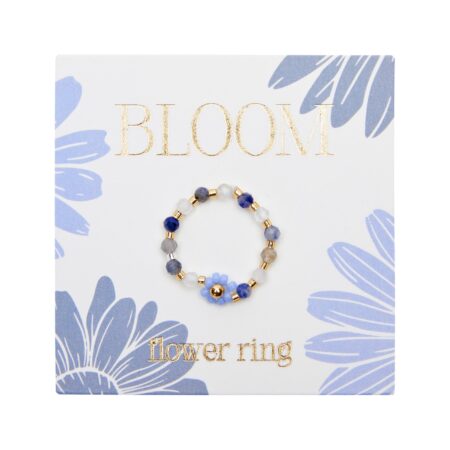 Ring - "Bloom" - Blau