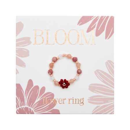 Ring - "Bloom" - Bordeaux