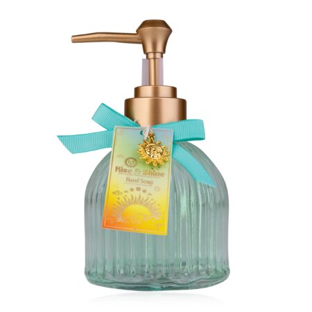 Handseife RISE & SHINE in Pumpspender aus Glas, 200ml