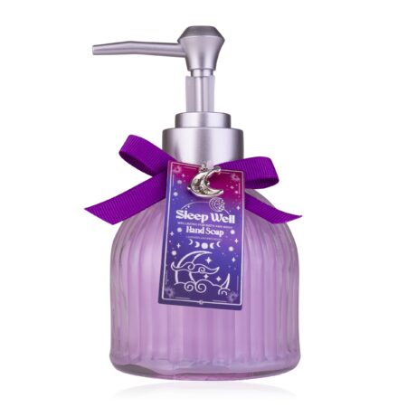 Handseife SLEEP WELL in  Pumpspender aus Glas, 200ml