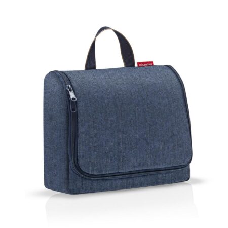 toiletbag XL herringsbone grey