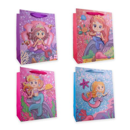 Geschenktasche MERMAID klein (ca. 19.5 x 8 x 23.5cm)