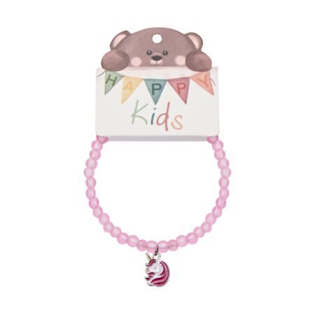 Armband - "Happy Kids" - Kugel - Einhorn