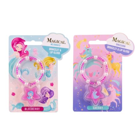 Lipgloss-Armband MAGICAL UNICORN & MERMAID, 2g