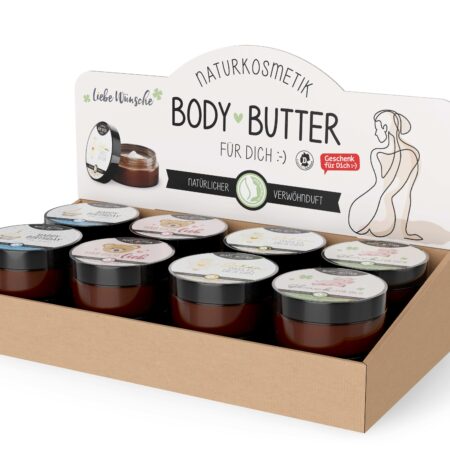 Bodybutter 150ml im Display Liebe Wünsche MIX