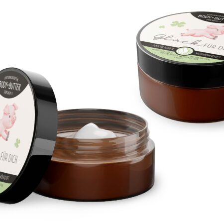 Bodybutter 150ml Liebe Wünsche "Glück für Dich" (Schweinchen)