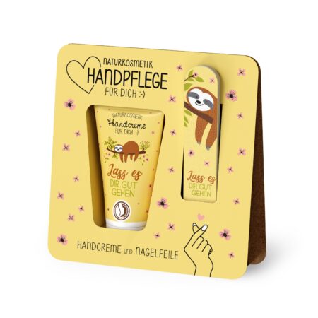 Handpflegeset Zoofreunde "Lass es dir gut gehen" (Faultier)