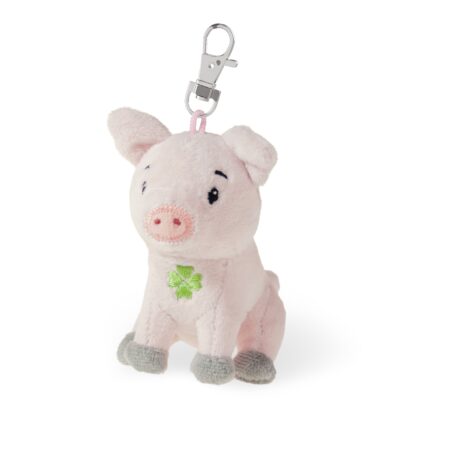 Mini-Liebling Plüschtier mit Karabiner Liebe Wünsche Schweinchen