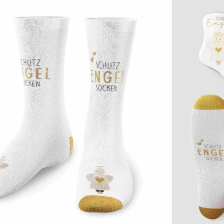 Zaubersocken Gr.36-40 im Display Liebe Wünsche Schutzengelsocken