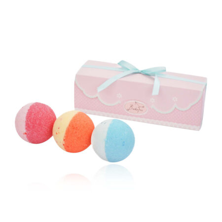 Geschenkset Badebomben "Exotisch" in Geschenkbox, 3 x 110g
