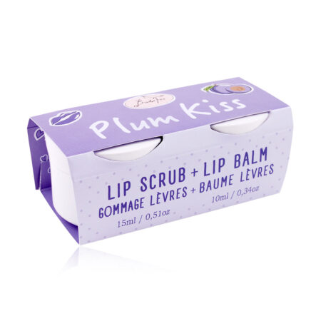 Lippenpflegeset "Plum Kiss", Duft: Pflaume
