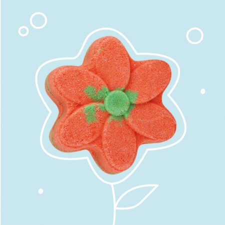 Badebombe "Flowerpower Fresh Orange", 190g