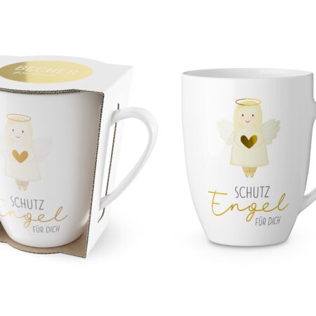 Becher 250ml Liebe Wünsche Schutzengel für Dich