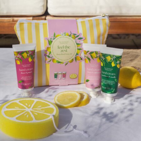 Handcreme Set 3x60ml LEMON Kosmetiktasche