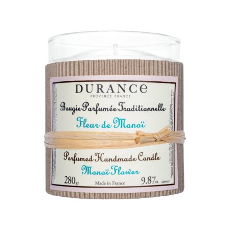 Duftkerze 280g im Glas Monoi Blüte
