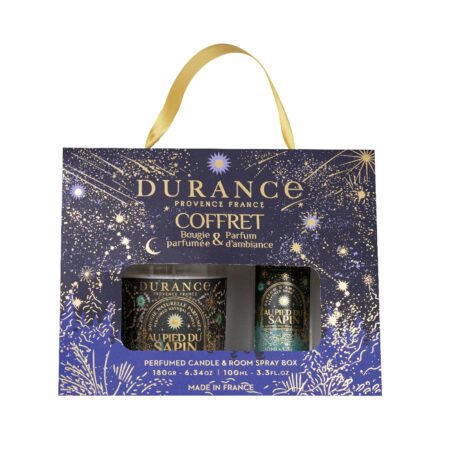 Duftkerze 180g + Raumspray 100ml im Set Am Tannenbaum