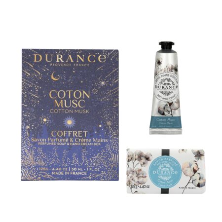 Geschenkset Seife 125g + Handcreme 30ml Baumwollblüte
